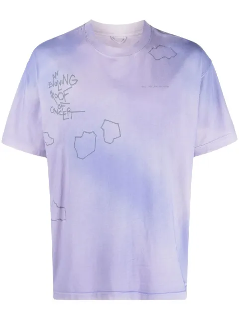 OBJECTS IV LIFE graphic-print faded T-shirt Purple OBJ00211623LILFAD