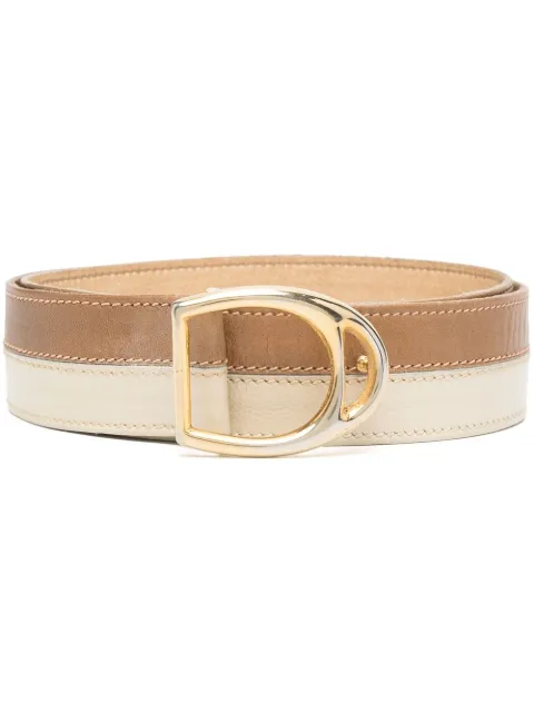 Gucci Pre-Owned 1970s patchwork leather belt Neutrals GCC220XX
