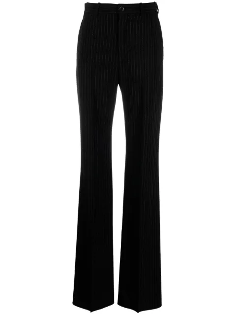 Balenciaga pinstripe straight-leg trousers Black 725513TNT36