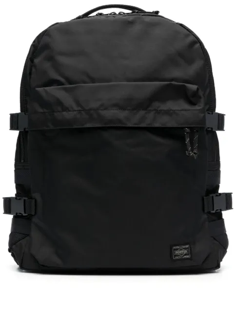 Porter-Yoshida & Co. Porter Force logo-patch buckle-strap backpack Black 8550590210