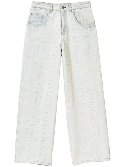 Marc Jacobs The Monogram wide-leg jeans Blue D410C14RE22451