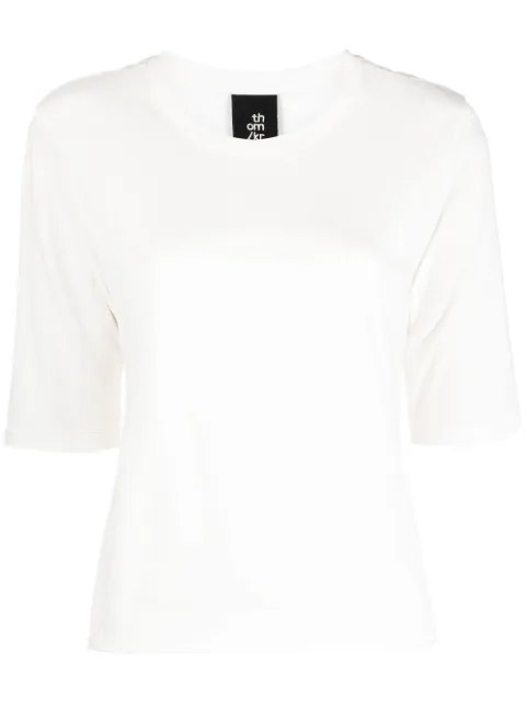 Thom Krom half-sleeves cotton T-Shirt White WTS481