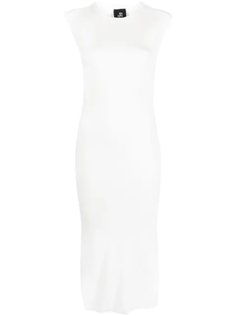 Thom Krom open-back cotton dress White WTD120