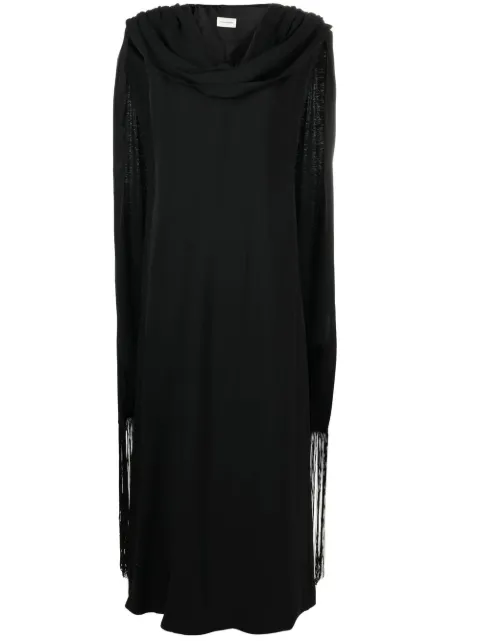 By Malene Birger Cressida draped maxi dress Black Q71450003
