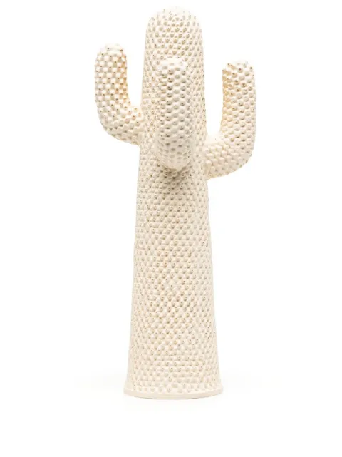 GUFRAM chunky-knit 3D cactus White GUFRAMINIANOTHERWHITECACTUS