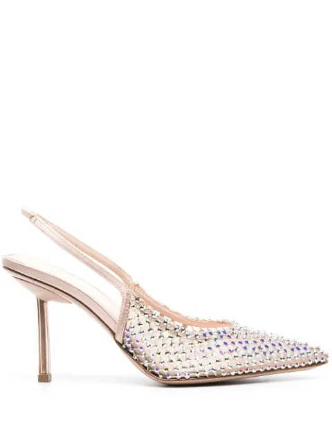 Le Silla Gilda slingback pumps Neutrals 2299U080P1PPSAS
