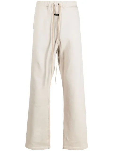 Fear Of God drawstring cotton track pants Grey FGE40006FLC