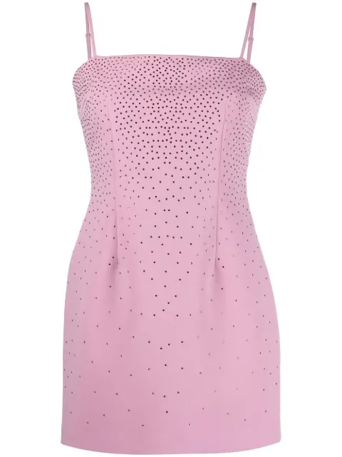 Blumarine rhinestone-embellished mini dress Pink P322A336A