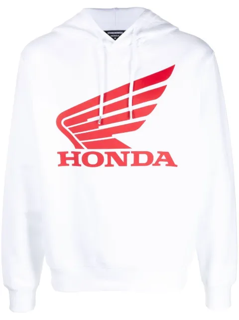 DSQUARED2 graphic-print hoodie White S71GU0568S25551