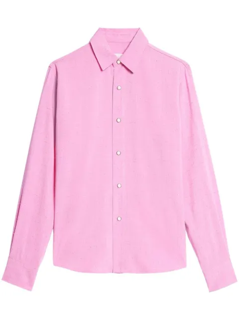 AMI Paris long-sleeve buttoned shirt Pink FSH085VI0003