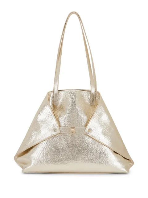 Akris Ai metallic shoulder bag Gold 1015OC419033