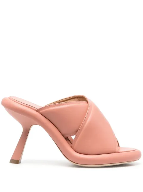 Vic Matie crossover-strap sandals Pink 1C6950DC14C060403