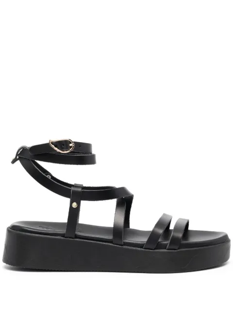 Ancient Greek Sandals 40mm Aristea strappy sandals Black ARISTEAVACHETTA