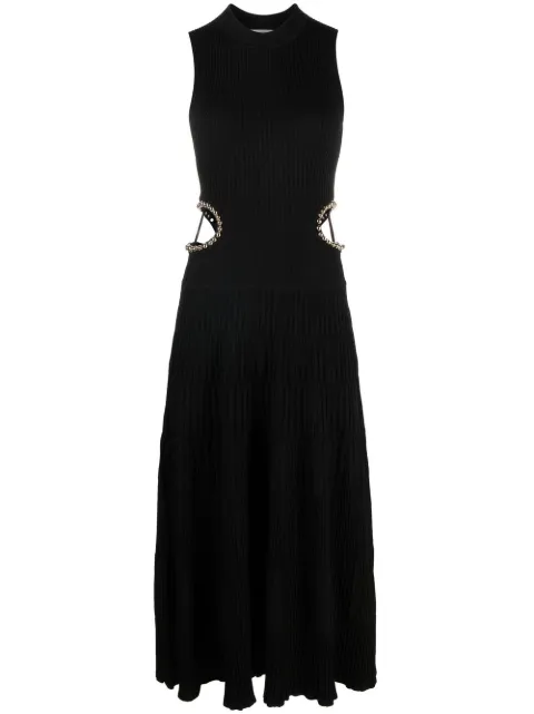 SIMKHAI cut-out knitted dress Black 1231007K