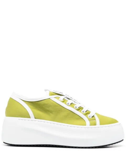 Vic Matie platform leather sneakers Green 1C6452DW62BE3BQ52