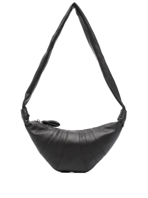 LEMAIRE small Croissant bag in leather Brown BG0003LL0018