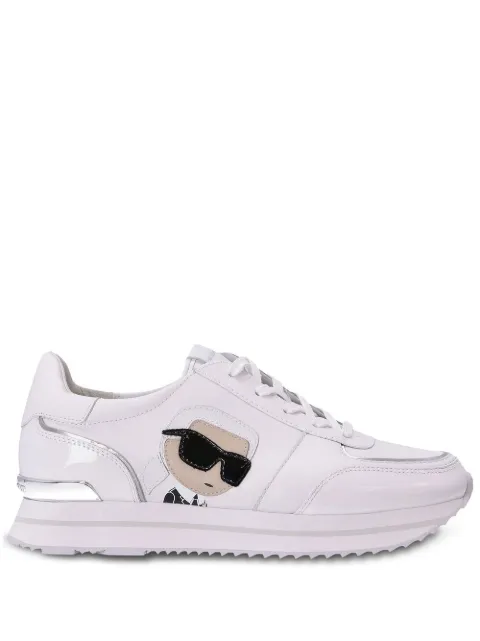Karl Lagerfeld Karl patch-detail low-top sneakers White KL61930N311