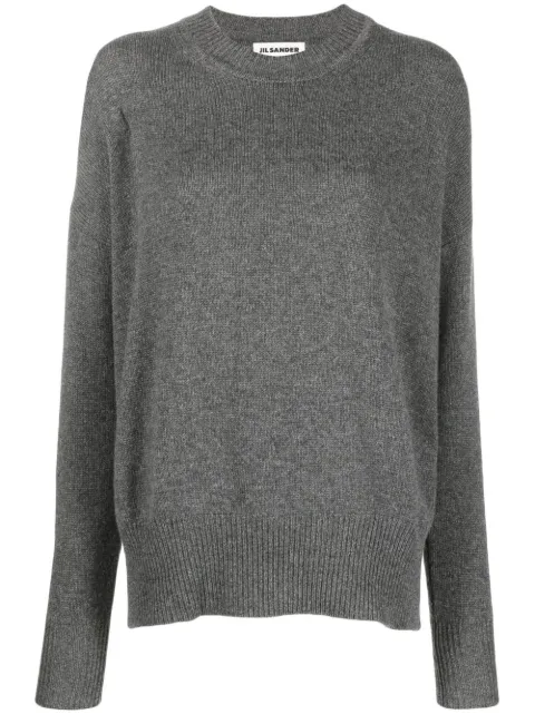 Jil Sander crew neck cashmere jumper Grey J02GP0013J13206
