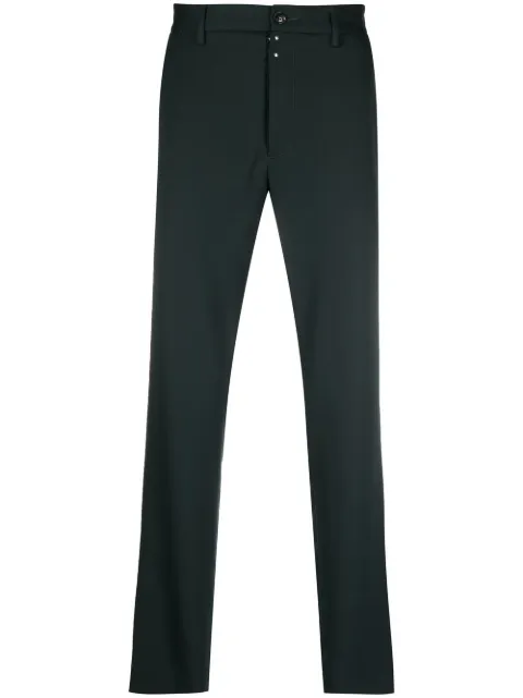 MM6 Maison Margiela slim-cut leg trousers Green S52KA0412S47848