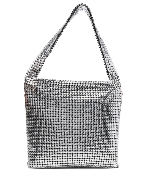 Rabanne embellished shoulder bag Silver 23PSS0318MET211