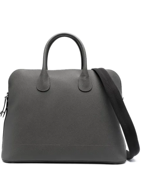 Valextra leather tote bag Grey MBML0092028LRL99