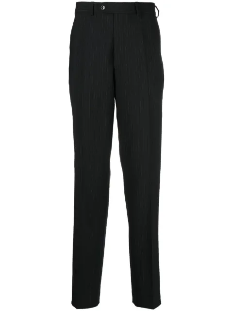 Palmer pinstripe tailored suit trousers Black FW22J001