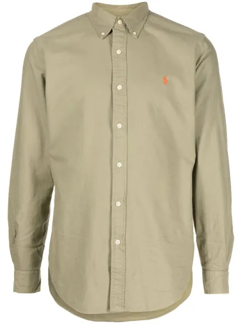 Polo Ralph Lauren Polo Pony-motif detail shirt Green 710805564034