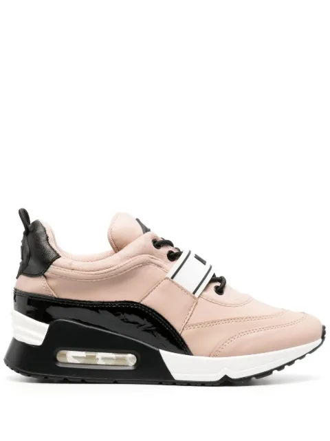 DKNY logo-print lace-up sneakers Neutrals K4261437
