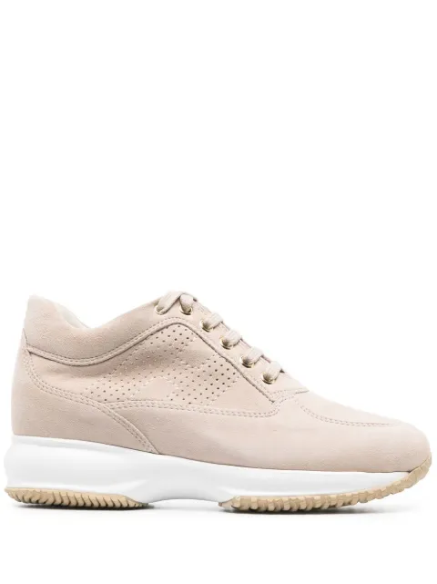 Hogan suede lace-up sneakers Neutrals HXW00N00E30CR0