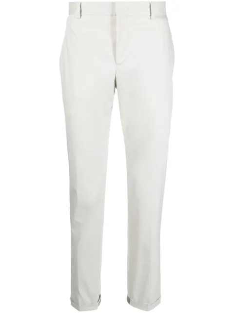 PT Torino turned-up hem trousers Neutrals COASEPZE0KLTNU56092