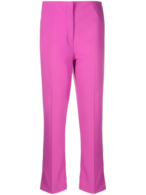 Patrizia Pepe cropped tailored trousers Purple 8P0491A6F5