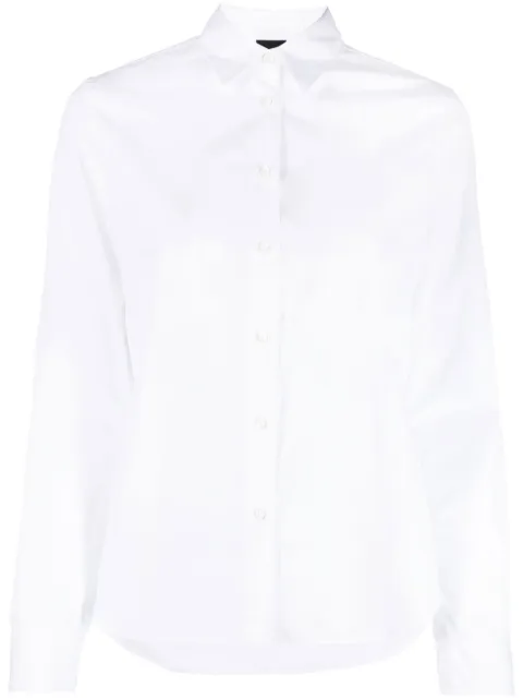 ASPESI long-sleeve cotton shirt White 5422C118