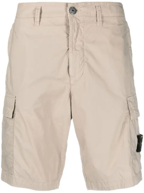 Stone Island Parachute canvas shorts Neutrals 1015L0803
