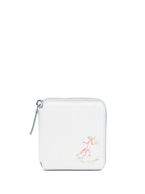 Maison Kitsuné zip-around wallet White JU05400LC0033