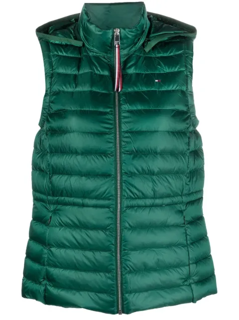 Tommy Hilfiger zip-up padded gilet Green WW0WW37265