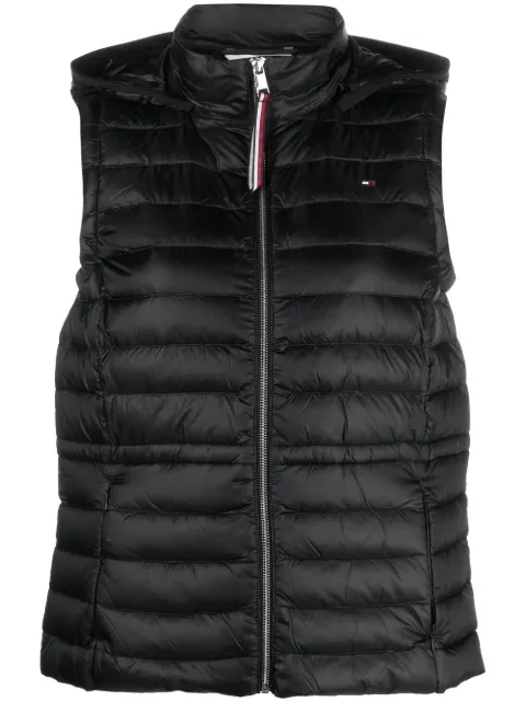 Tommy Hilfiger zip-up padded gilet Black WW0WW37265