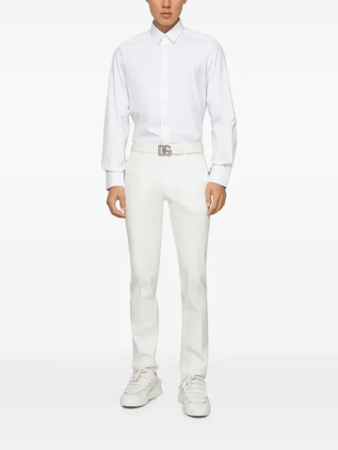 Dolce & Gabbana long-sleeve button-fastening shirt White G5EJ1TFU5U8
