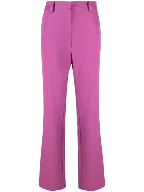 Magda Butrym straight-leg wool trousers Pink 191423