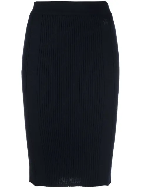 Tommy Hilfiger knit pencil skirt Blue WW0WW37344