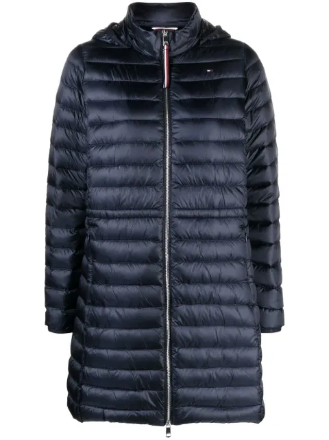 Tommy Hilfiger Feminine low down coat Blue WW0WW37307