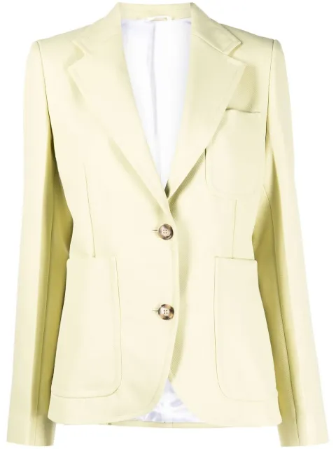 Victoria Beckham single-breasted blazer Green 1123WJK004317A