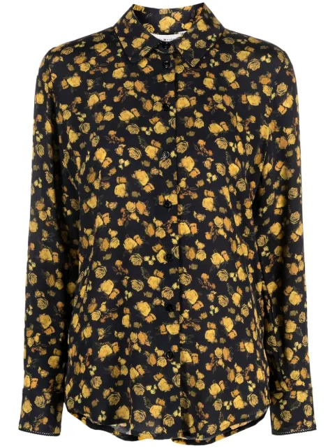 Tommy Hilfiger Moss regular crepe rose shirt Blue WW0WW37594