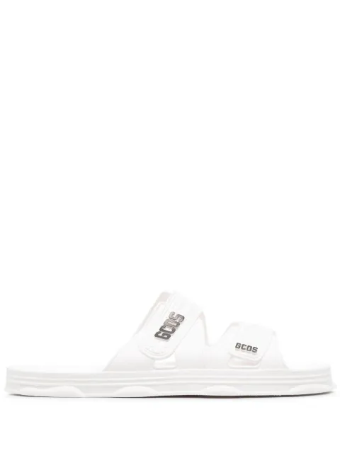GCDS logo slippers White A1OU4900ACO
