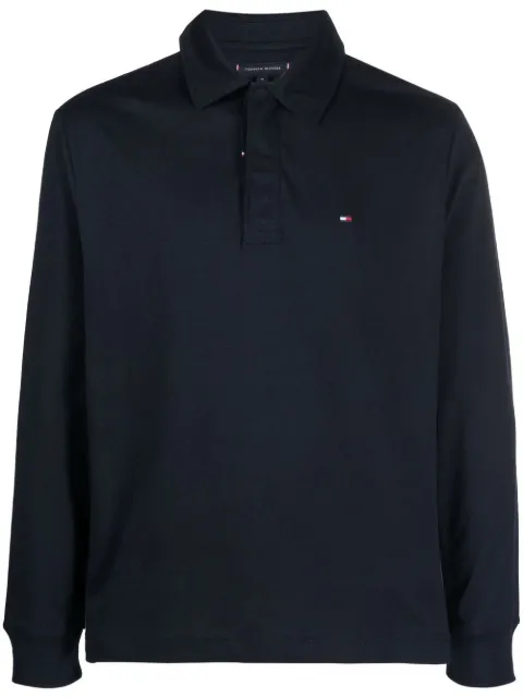Tommy Hilfiger long-sleeved polo shirt Blue MW0MW29585