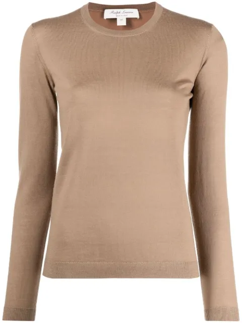 Ralph Lauren Collection cashmere long-sleeve sweater Brown 290905260006
