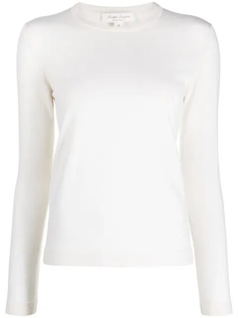 Ralph Lauren Collection cashmere crew-neck jumper Neutrals 290905261001