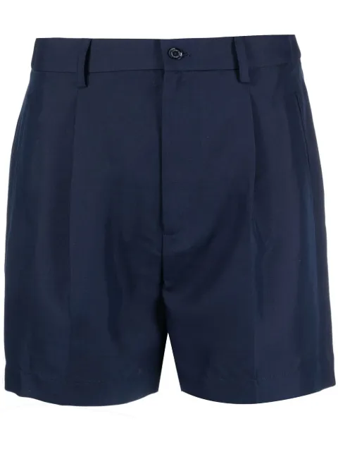 Ralph Lauren Collection pleated silk shorts Blue 290904948001