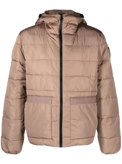 Calvin Klein Jeans padded hooded jacket Brown J30J322496