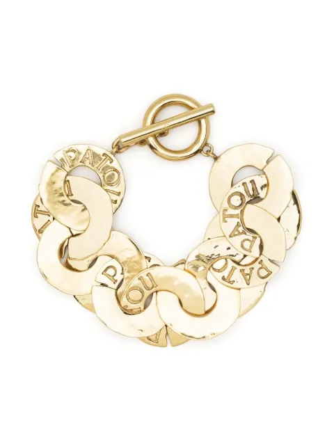 Patou logo-engraved coin bracelet Gold JW0951002299G