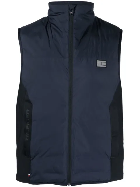 Tommy Hilfiger high neck padded gilet Blue MW0MW28924